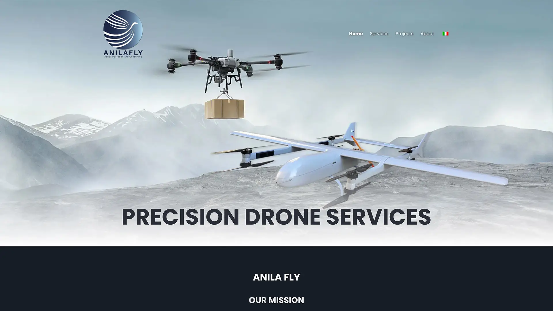 anila-fly-screenshot Anila Fly Website 2025